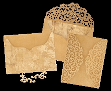 Graphic 45 Staples Die Set - Ornate Gatefold, Envelope & Pocket Die Set